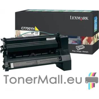 Image 1 of Lexmark Оригинална тонер касета LEXMARK C77X C7700YH (Yellow)