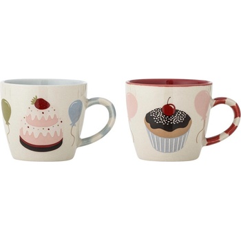 Bloomingville Mini Кремави глинени детски чаши в комплект 2 бр. 200 ml Darby - Bloomingville Mini (82062713)