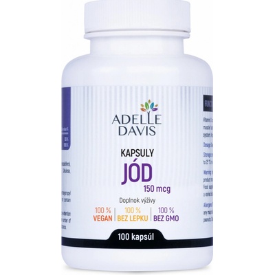 Adelle Davis Jód 150 mcg 100 kapslí