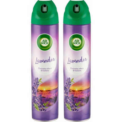 Air Wick Levanduľa v aerosólovom spreji 2 x 300 ml