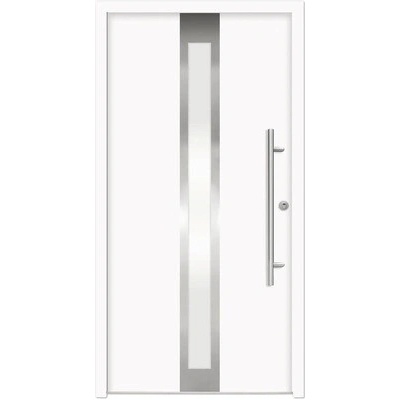 Splendoor Hliníkovo-oceľové vchodové dvere bezpečnostné Anthene RC2 110 x 210 cm P biele