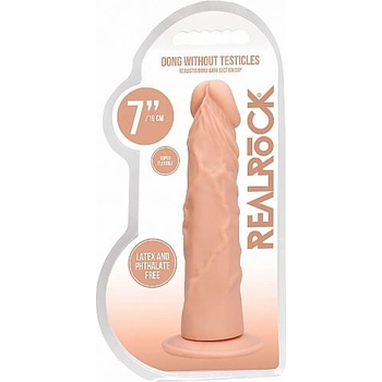 RealRock Dong 7 lifelike testicle dildo 17cm natural