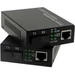 Security Professionals Медиа конвертор 10/100/1000 SC 1550nm 20km, вкл 5V 1A захранване (SP-MC1N-G0101-SMS15-SC20)