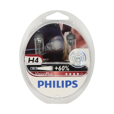 Philips Крушка, фар philips h4, 12v, 60/55w, 2 бр