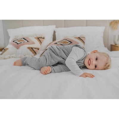 Sleepee spací pytel s nohavicemi Melange Grey Mint
