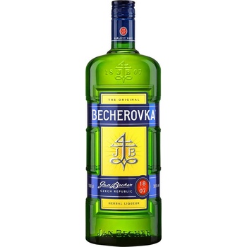 Becherovka 38% 1 l (čistá fľaša)