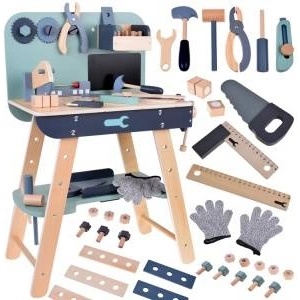 Jokomisiada Wooden workshop for a little handyman tools for children ZA5616