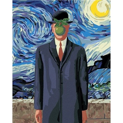 zuty Malování podle čísel Syn člověka inspirace van Goghem 40 x 50 cm bez rámu a bez vypnutí plátna – Hledejceny.cz