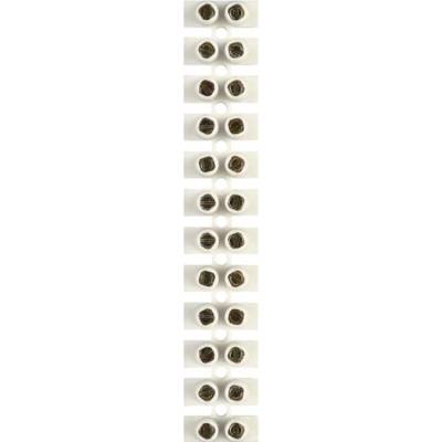 Emos Skrutková svorkovnica 12×2.5–4mm2, 450V, biela A4101
