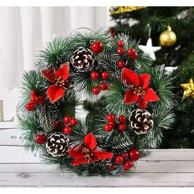 Verk 26191 Vianočný veniec Poinsettia