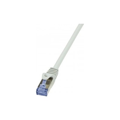 LogiLink CQ3102S Patch, kat.6A S/FTP PIMF, 15m, sivý