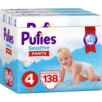 Image 1 of pufies Пелени гащи Pufies Pants Sensitive 4, 138 броя (54000042)