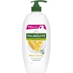 Palmolive Naturals Milk & Honey душ-гел и крем-гел за вана с мляко и мед с дозатор 750ml