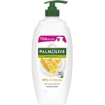 Palmolive Naturals Milk & Honey душ-гел и крем-гел за вана с мляко и мед с дозатор 750ml