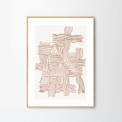 Moikka Plagát Woven by Berit Mogensen Lopez 50x70 cm