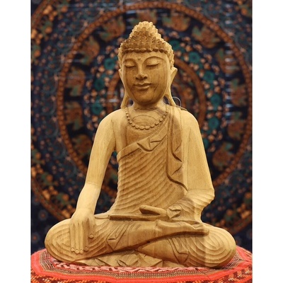 Buddha 10 - dřevěná socha
