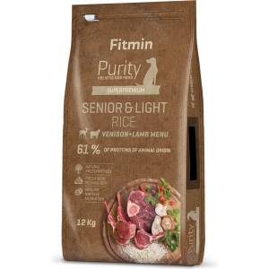 Dibaq Fitmin Purity Senior & Light Venison & Lamb храна за кучета 12 kg