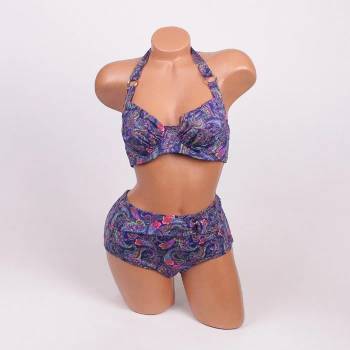 Image 1 of Бански в синьо и нежни орнаменти чашка d и Е