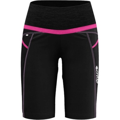 Crazy Idea dámske kraťasy Exit čierna