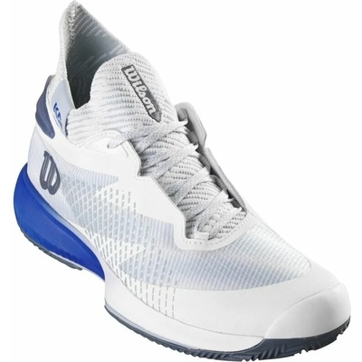 Wilson Kaos Rapide Sft Clay Mens Tennis Shoe White/Sterling Blue/China Blue 45 1/3 Мъжки обувки за тенис