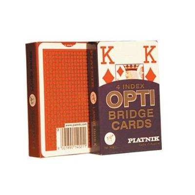 Piatnik Opti Bridge Карти с 55 карти с големи индекси (PIA11989)