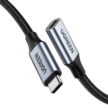 UGREEN US372 USB-C 3.1 Gen2 hosszabbító kábel 4K 100W 1m fekete (30205B) (30205B) (30205B)
