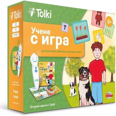 Tolki Интерактивна Говореща Писалка с Книга " Учене с игра" 63990