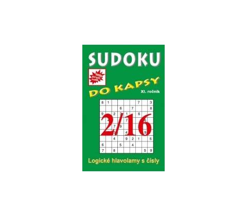 Sudoku do kapsy 2/2016 zelená