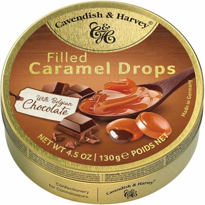 Cavendish & Harvey Filled Caramel Drops bonbóny 130 g
