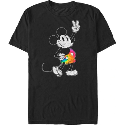 ZOOT. Fan Черна мъжка тениска Disney Classics Tie Dye Mickey Stroked ZOOT. Fan | Cheren | МЪЖЕ | L