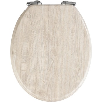 WENKO Светла тоалетна седалка с лесно затваряне Дъб, 42, 5 x 35, 5 cm - Wenko (22014100)