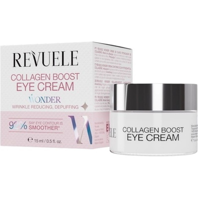 Revuele Collagen Boost Eye Cream, околоочен крем против бръчки и подпухналост, 15 ml