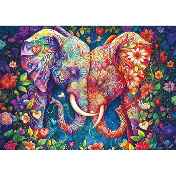 Art Puzzle - Puzzle Elephant Love - 1 000 piese