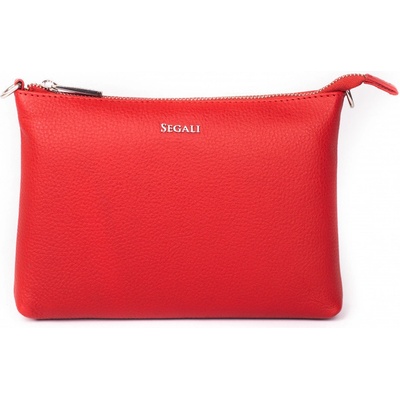 Segali kožená malá kabelka crossbody SG-A6 red