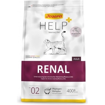 Josera Help Renal Cat - храна за котки, специално разработена за котки с бъбречни проблеми - 0, 400 кг, Германия - 50011648