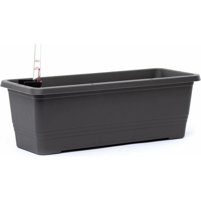 Plastia Samozavlažovací truhlík Bergamot 80 x 20 x 17 cm antracit