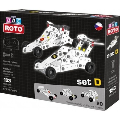 Efko Stavebnica Roto ABC Auta set D