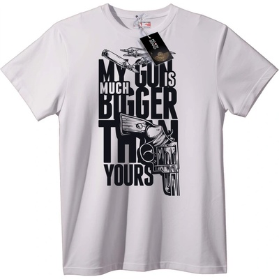 NOONEBRAND Тениска Моите Оръжия Са По-Големи - XXS, White