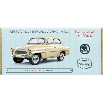 Choco Pola Škoda Octavia, typ 985 1961, Béžová mléčná 100 g
