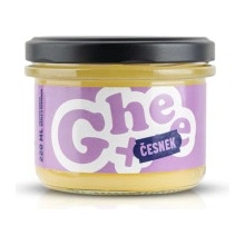 České Ghíčko Ghee+ přepuštěné máslo česnek 220 ml