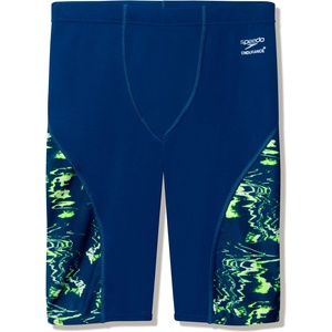 Speedo Мъжки бански слипове Speedo Male Spliced Printed Jammer Swim brief - Mirage Time / Denim Teal - размер 6 (DE) (050-2581-0216)