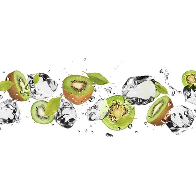 Fotoobraz na skle Kiwi a voda 100x50 cm