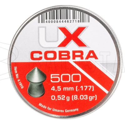 Diabolky Umarex Cobra 4,5 mm 500 ks