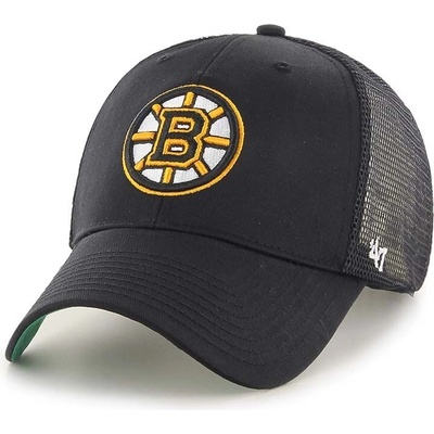 47 brand Шапка с козирка 47 brand NHL Boston Bruins в черно с апликация H-BRANS01CTP-BKB (H.BRANS01CTP.BKB)