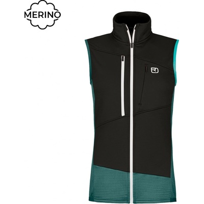Ortovox Fleece Grid Vest Women's Dark Arctic Grey