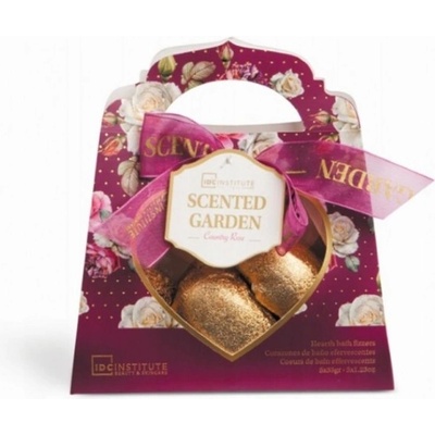 IDC Institute Scented Garden Country Rose Bath Bombs 5 x 35 g