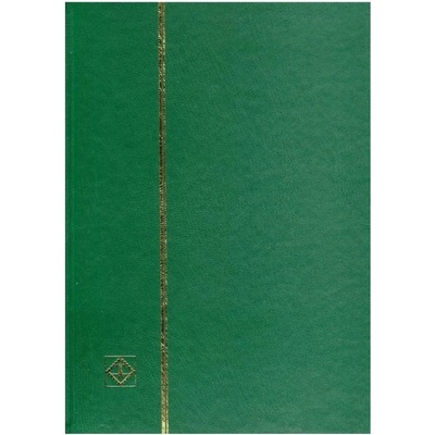 LEUCHTTURM Album na známky BASIC, A4, 32 černých stran Barva: Zelená – Zboží Mobilmania