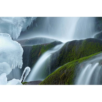 DIMEX ART Флизелинов фототапет леден водопад 375 x 250 см