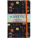 PUKKA PAD Bloom A5 192 страници, подплатени с черна гумена лента тетрадка A17357BL2 (A17357BL2)