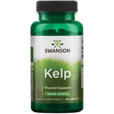 Swanson Kelp, 225 mcg, 250 таблетки, Swanson (SW1745)
